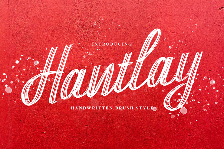 Hantlay字体 5