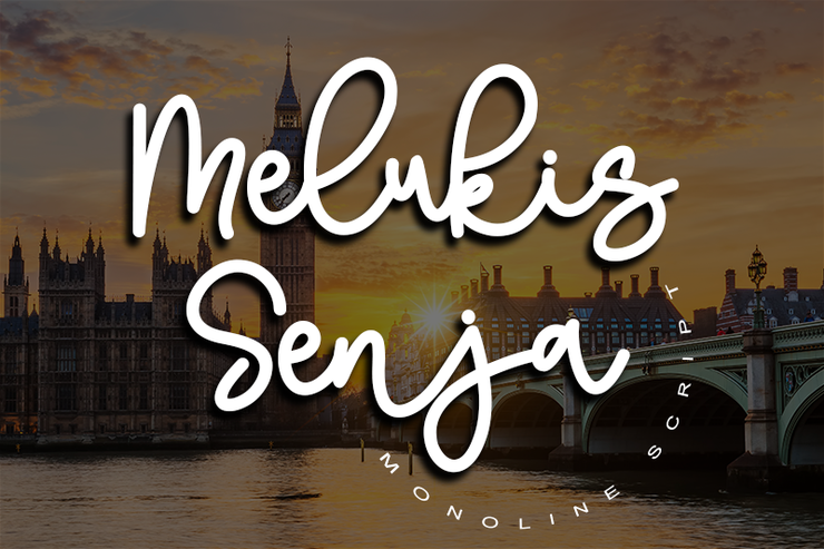 Melukis Senja -字体 1