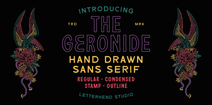 Geronide Regular Demo字体 1