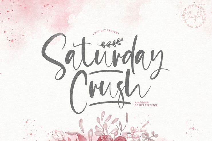 Saturday Crush字体 8