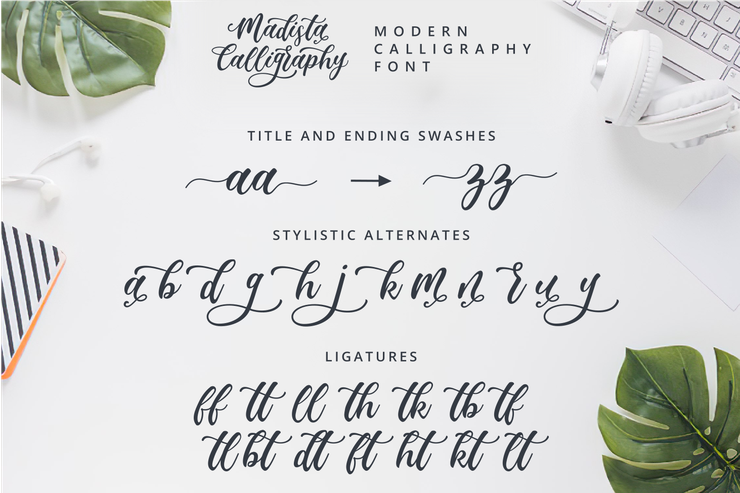 Madista Calligraphy字体 4