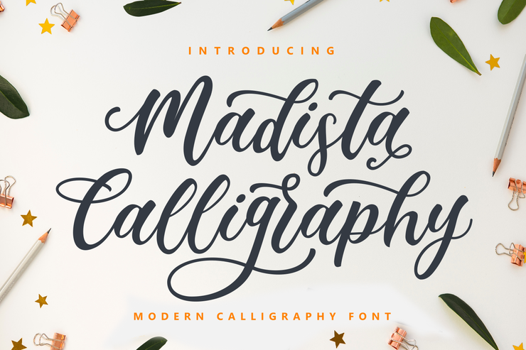Madista Calligraphy字体 7