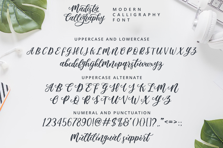 Madista Calligraphy字体 8