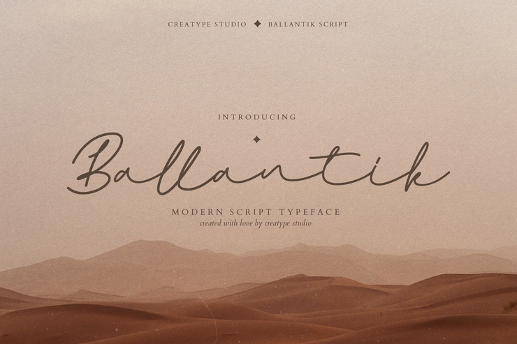 Ballantik Regular字体 4