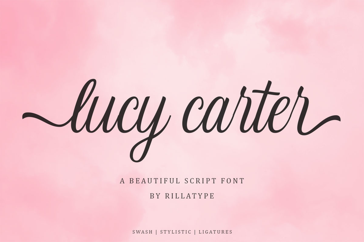 Lucy Carter字体 2