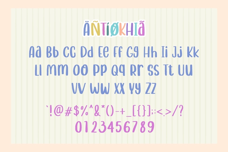 Antiokhia字体 2