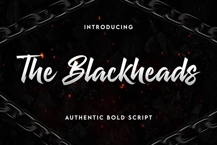 The Blackheads字体 1