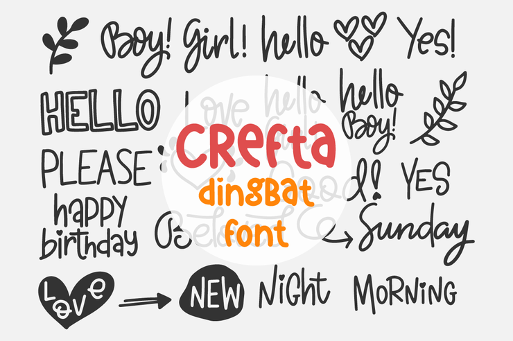 Crefta字体 1