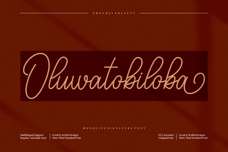 Oluwatobiloba字体 4