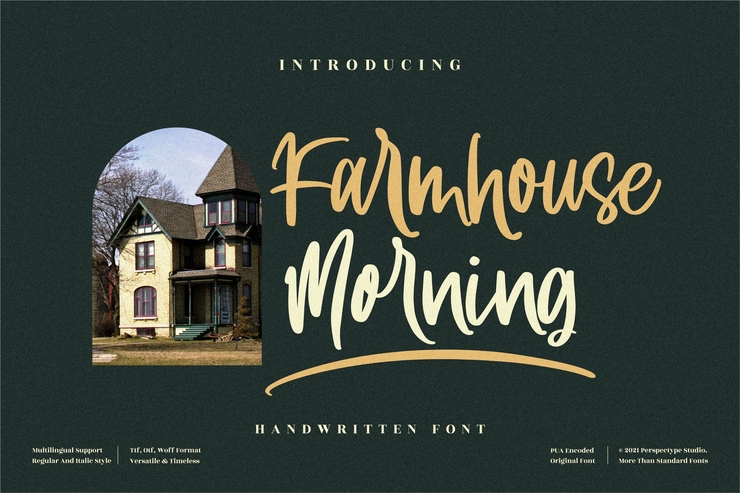 Farmhouse Morning字体 5