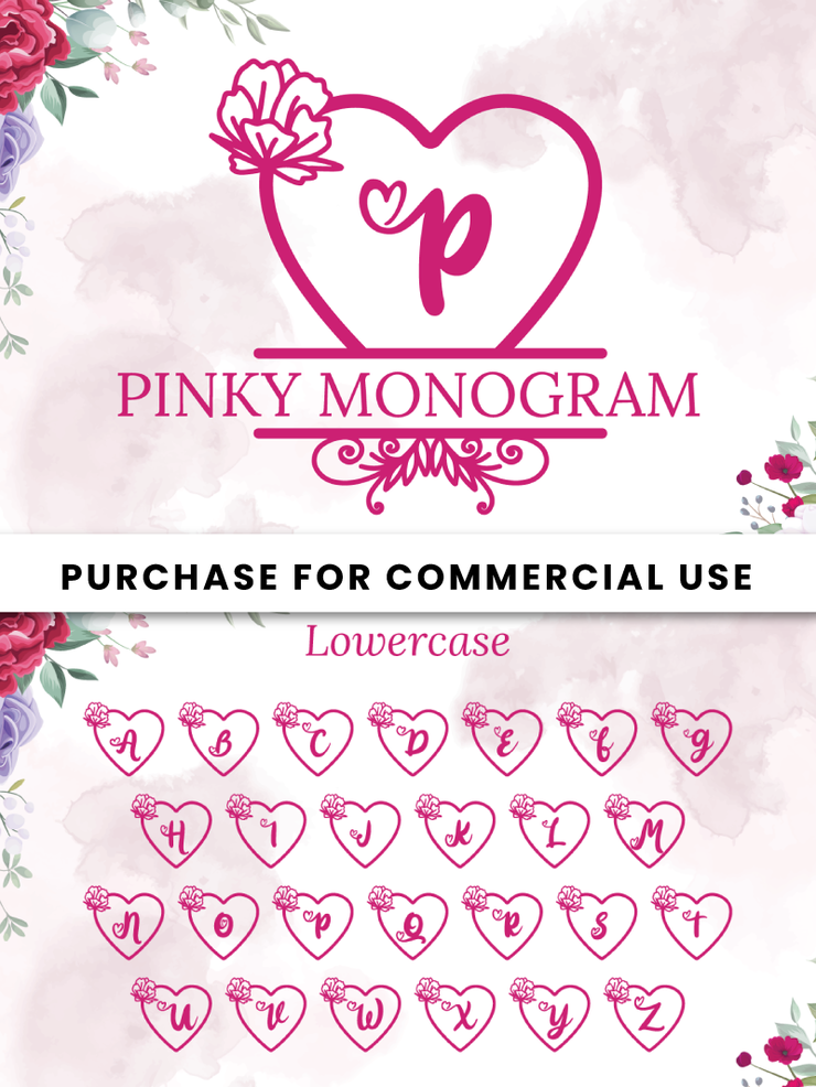 Pinky Monogram字体 1