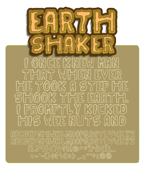 Earthshaker字体 1