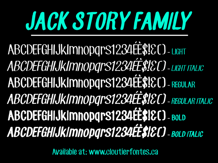 CF Jack Story字体 3