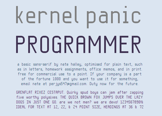KP Programmer NBP字体 1