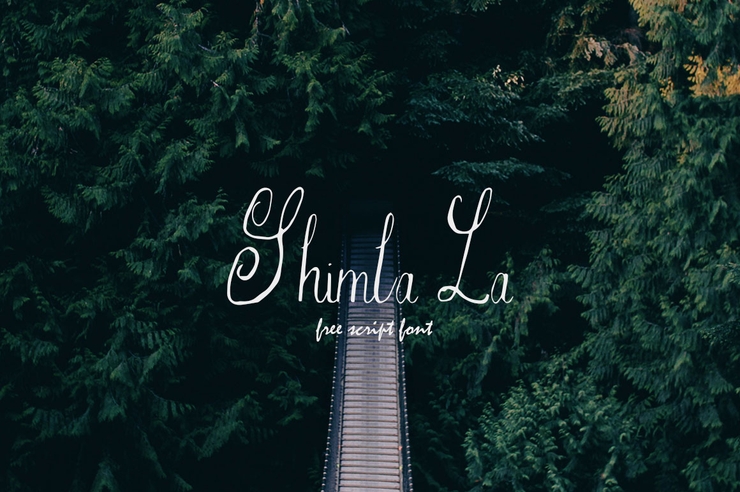 Shimla La字体 3