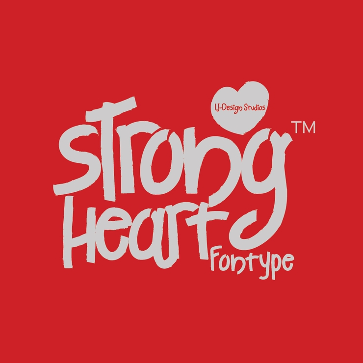 Strong Heart字体 4