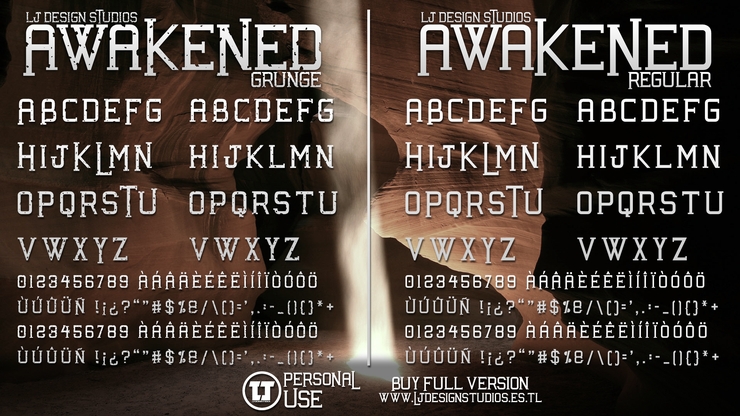 Awakened字体 2