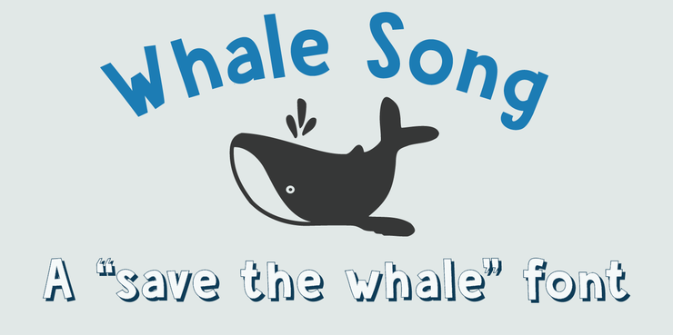 DK Whale Song字体 1