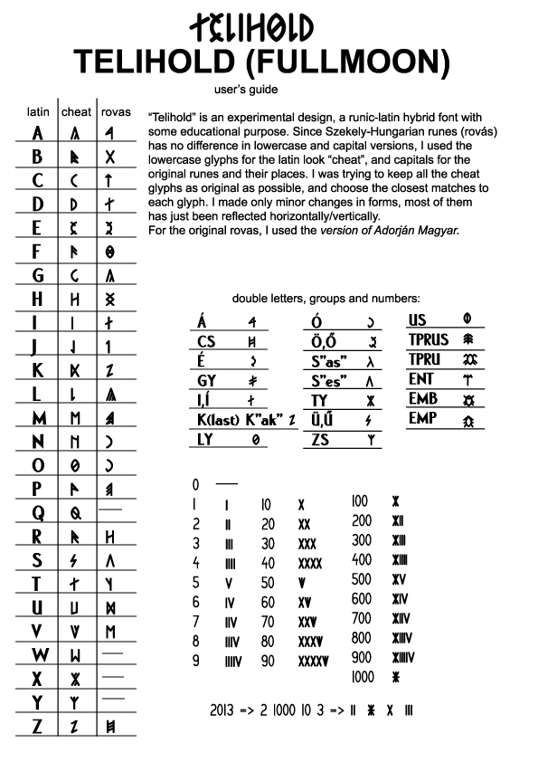 Telihold字体 2