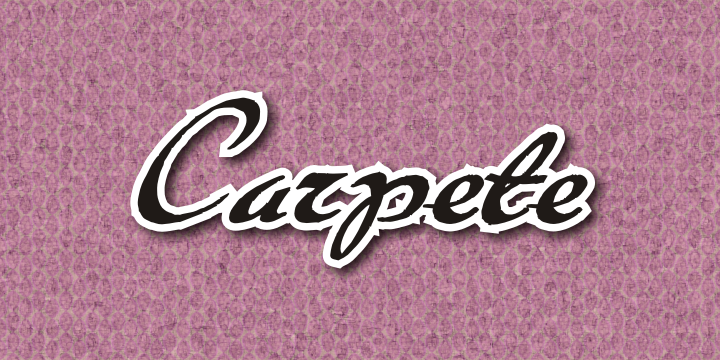 Carpete字体 1