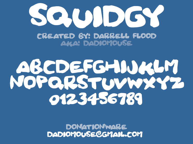 Squidgy字体 1