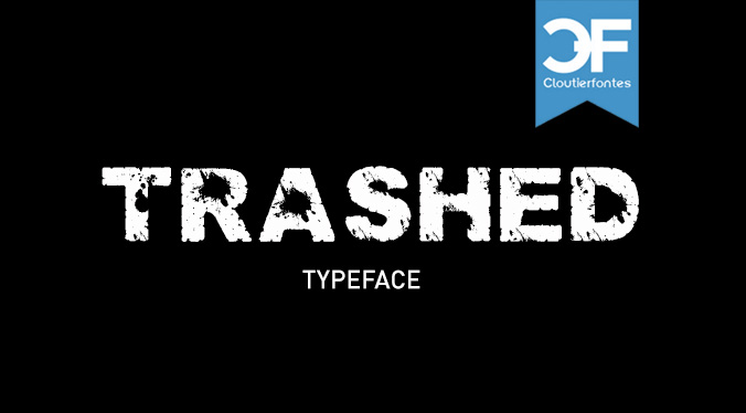 Trashed light字体 2