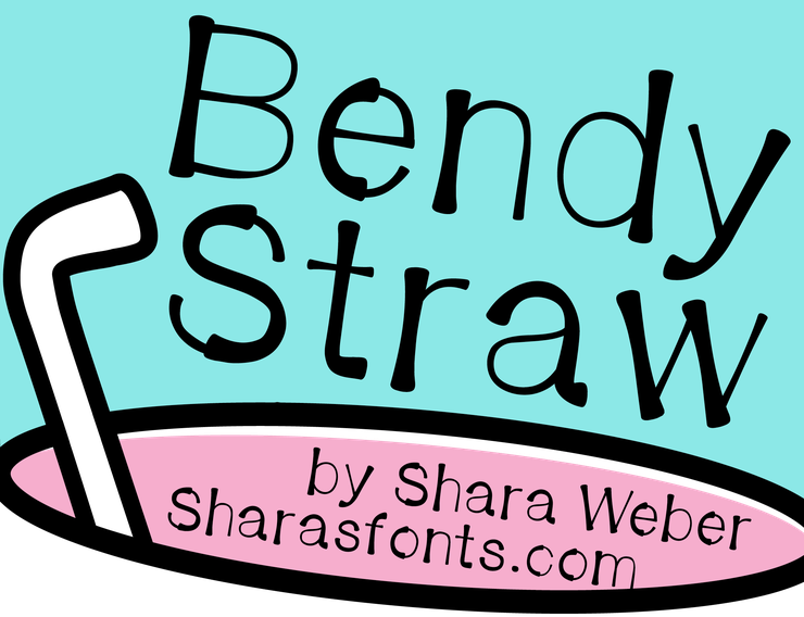 Bendy Straw字体 1