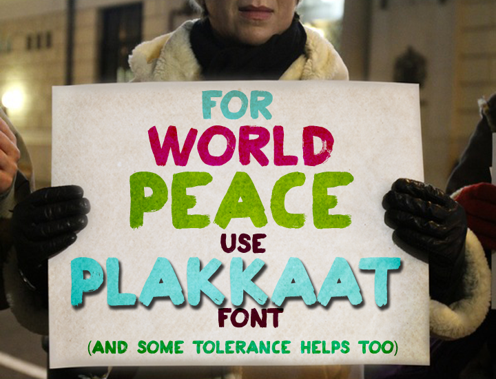 Plakkaat字体 1