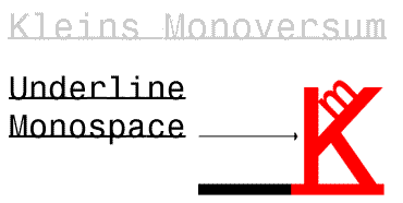 UnderlineMonospace字体 1