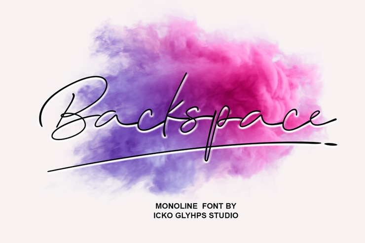 Backspace字体 3