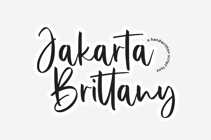 Jakarta Brittany字体 9