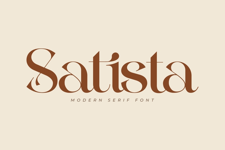 Satista字体 6
