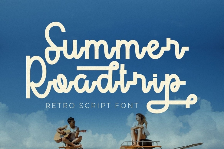 Summer Roadtrip字体 1