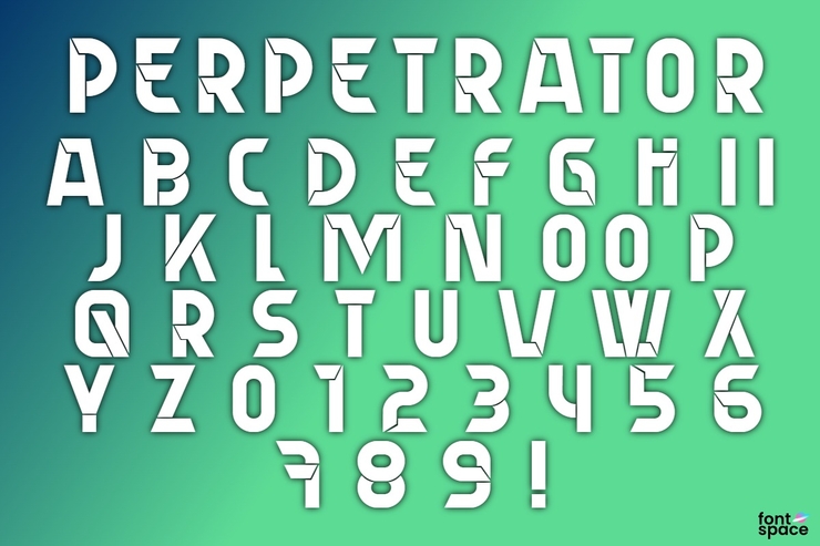 Perpetrator字体 2