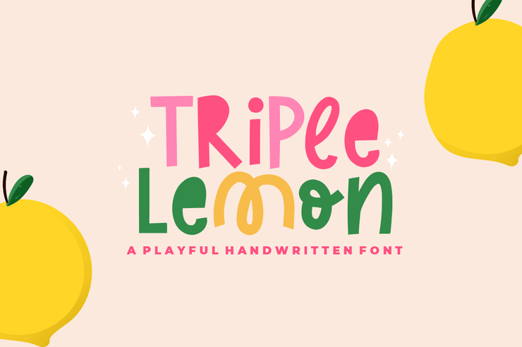 Triple Lemon字体 6