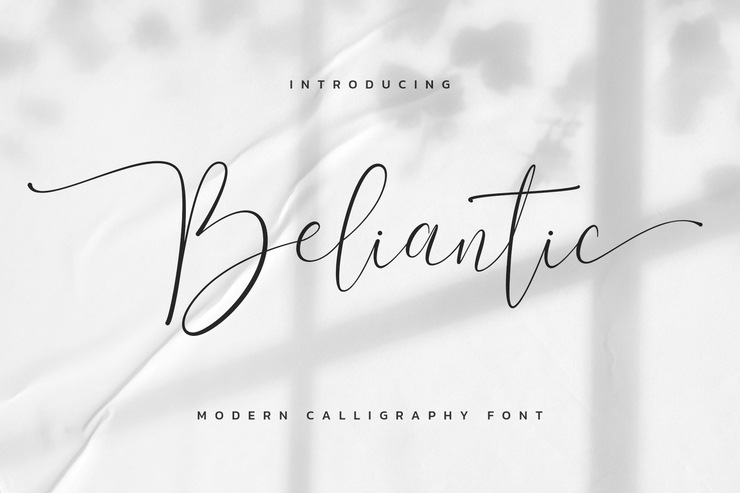 Beliantic字体 4