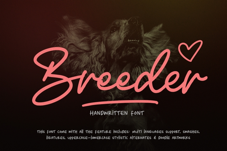 Breeder - Script字体 3