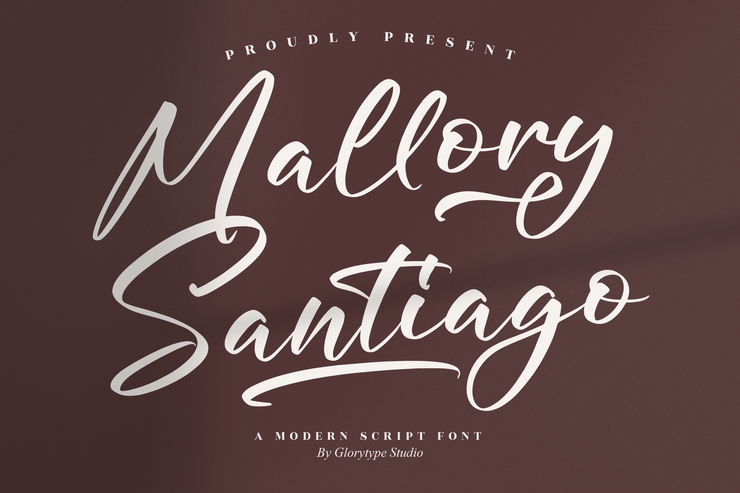 Mallory Santiago字体 3