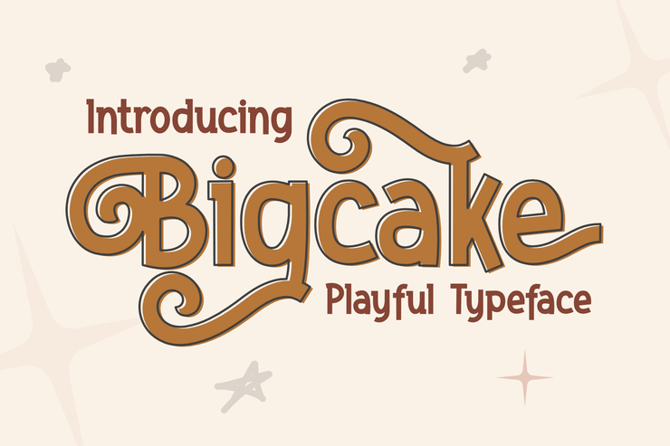 Bigcake字体 1