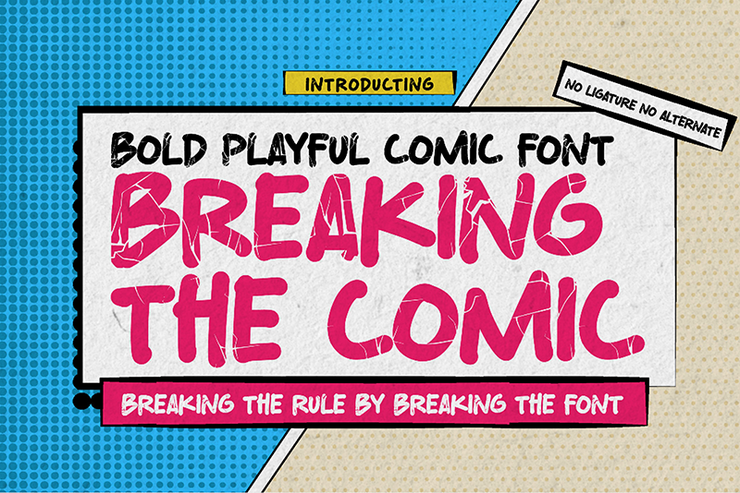 Breaking The Comic字体 1