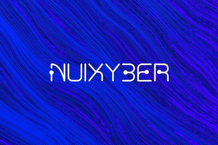 nuixyber字体 3