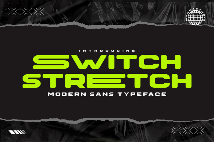 SWITCH STRECTH字体 2