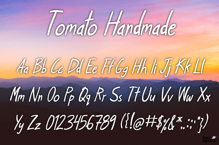 Tomato Handmade字体 3