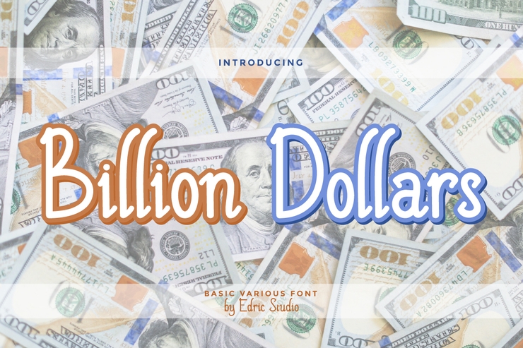 Billion Dollars字体 2