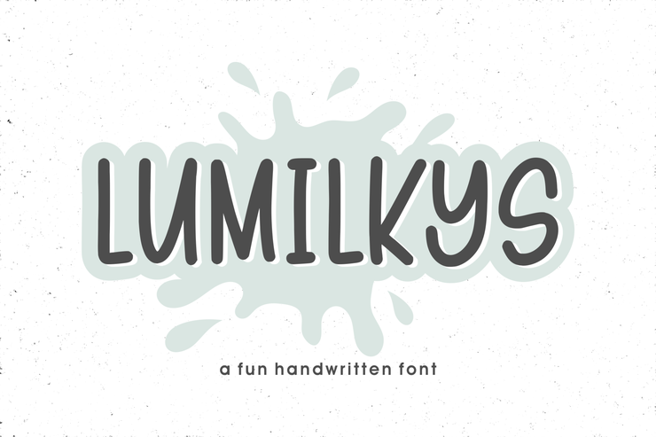 Lumilkys字体 7