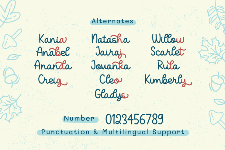 Meylinda字体 4