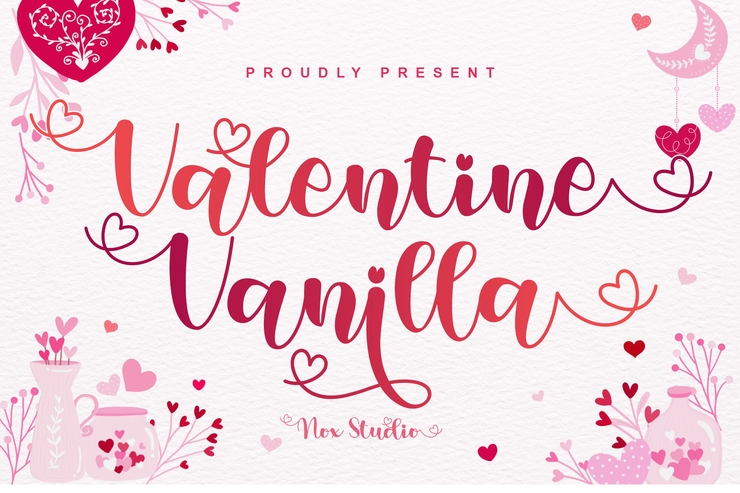 Valentine Vanilla字体 1