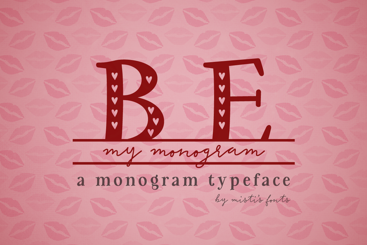 Be My Monogram字体 2