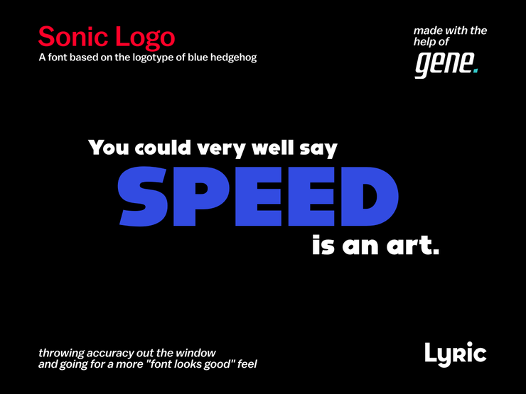 Sonic Logo字体 1