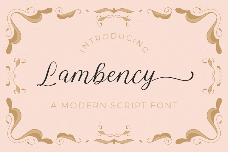 Lambency字体 1